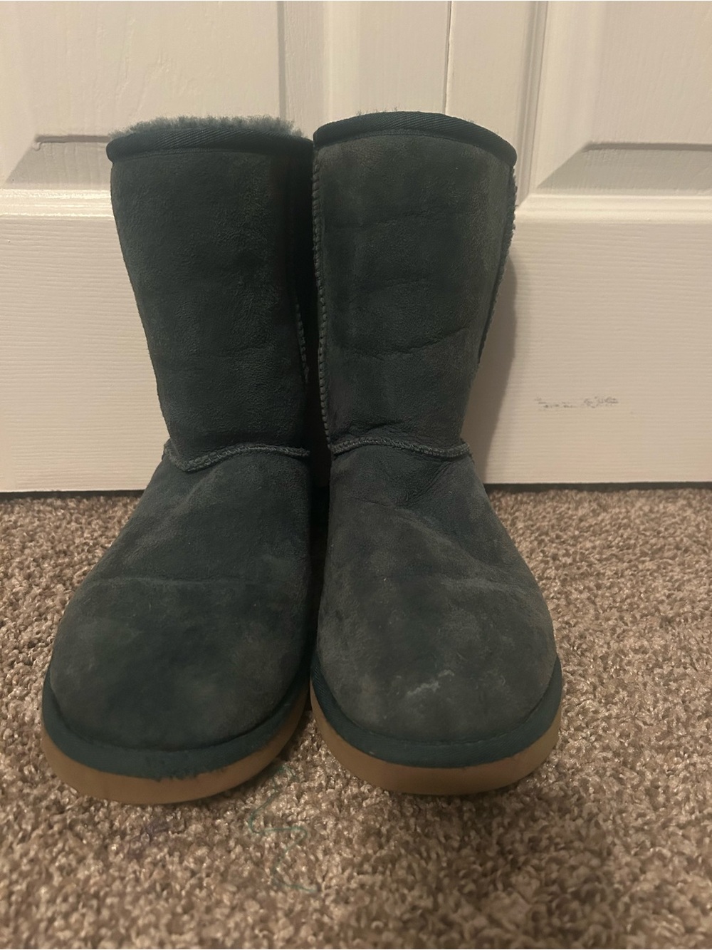 Women's Short UGG Boots Dark Teal